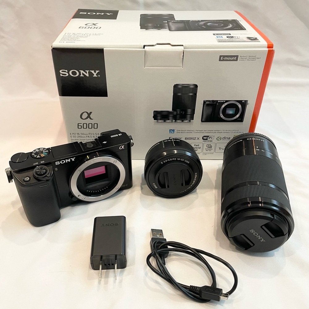 Sony A6000 Mirrorless Camera Bundle